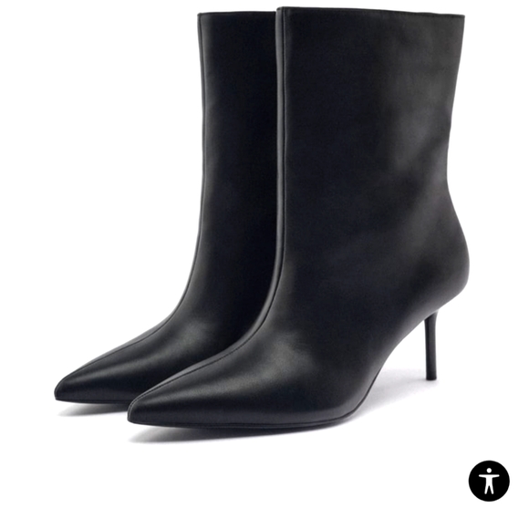 Zara Shoes - Zara Pointy Boots Stilettos